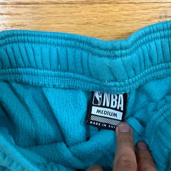 NBA men’s Blue Joggers with Logo - Picture 2 of 3